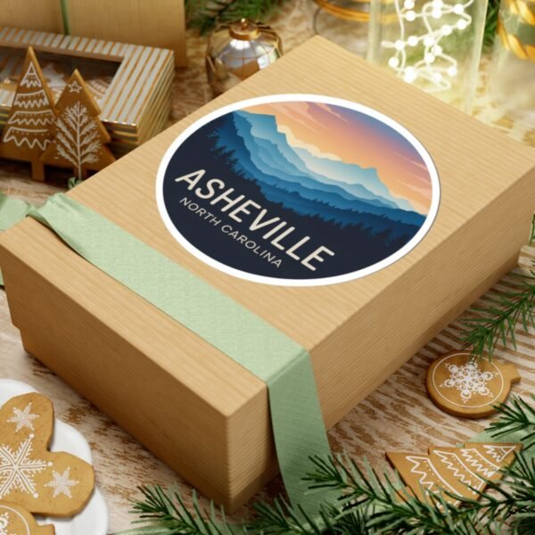 Asheville North Carolina: Blue Ridge Mountains Sticker
