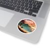 8158237871708682709_1200.jpeg Kapaa Hawaii Sticker - Vibrant Sunset Beach Art with Nounou Mountain & Coconut Coast - Tropical Travel Souvenir and Coastal Decor