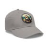 Capybara Mona Lisa Hat - PU Leather Patch Funny Animal Baseball Cap, Art Parody Gift