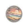 Sticker, Ventura California Sunset Paradise, Travel Stickers, Laptop Decal, Phone Sticker, Scrapbooking, Journaling Supplies