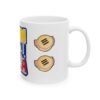 Venezuela with arepas Ceramic Mug - 11oz, Countries Edition, Kitchen Decor, Coffee Cup, Tea Mug, South America Gift, Traveler Souvenir