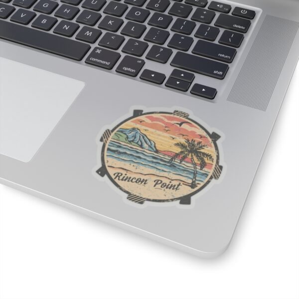 8253073322927021886_1200.jpeg Ventura, California - Rincon Beach County Park - Kiss-Cut Stickers | Coastal Scenic Design