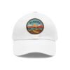 Alamosa Colorado Hat - Retro Sunset Leather Patch Cap, Great Sand Dunes Mountains Travel Souvenir Dad Hat, Outdoor Adventure