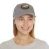 Carmel by the Sea Hat - Retro Coastal Leather Patch Cap, California Ocean Sunset Design, Vintage Travel Souvenir Beach Town Gift