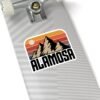 Alamosa Mountain Sunset Sticker - Retro Colorado Travel Decal for Water Bottles, Laptops, Journals