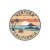Sticker Sheet, Ventura California Sunset Design, Scrapbooking, Bullet Journal, Laptop Decals, Planner Accessories