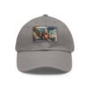 Capybara Scream Hat - Funny Capybara Baseball Cap, Art Parody Gift, Munch Inspired Retro Patch Cap, Unisex Adjustable Hat