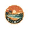 8706539646651894373_1200.jpeg Zuma Beach California Sticker - Retro Sunset Surf Vibes, Tropical Ocean Scene, Beach Lover Gift, Waterproof Vinyl Decal