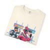 Funny Flamingo T-Shirt - Passport Problems Graphic Tee, Travel Humor Front & Back Print Shirt, Quirky Bird Streetwear Gift