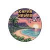 Kapaa Hawaii Pixel Art Sticker - Retro 8-Bit Sunset Beach Scene with Palms & Ocean Waves - Vintage Travel Aesthetic Gaming Souvenir
