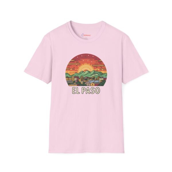 877551106886809015_2048.jpeg El Paso, Texas | A beautiful Texas sunset - Unisex Softstyle T-Shirt