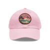 Ventura California Pixel Art Hat - Retro Coastal Leather Patch Cap with Sunset Beach Scene | California 8-Bit Design Gift