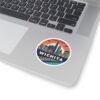 Wichita, Kansas Skyline Art - Kiss-Cut Stickers | Vibrant Cityscape Design