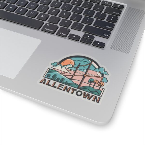Allentown, Pennsylvania | Alternative city sunset - Kiss-Cut Stickers