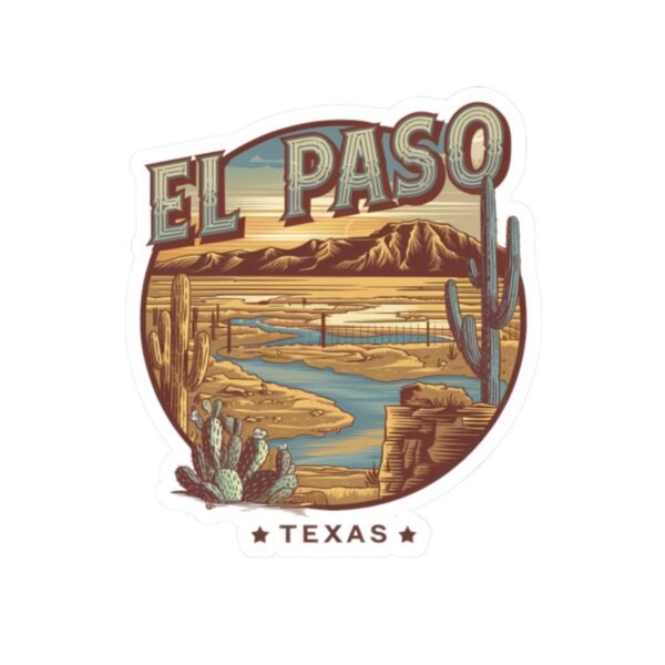 Southwest Desert Art Kiss-Cut Stickers, Laptop Decal, Travel Souvenir, Texas Pride, Gift Idea, Vinyl Decals, Sticker Pack