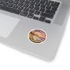 8988461351013648091_1200.jpeg Zuma Beach California Sunset - Retro Vintage Coastal Sticker for Surf & Beach Lovers