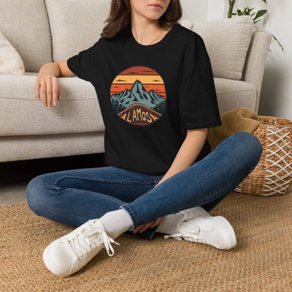 8990529792597989370_2048.jpeg Alamosa, Colorado | Mountains in the sunset - Retro Alamosa Gift