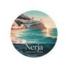 Nerja Spain Sticker - Retro Coastal Design of Andalucía | Mediterranean Travel Vinyl Decal for Laptop, Journal & Water Bottle