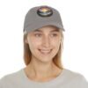 Carmel by the Sea Hat - Pixel Art Coastal Sunset Leather Patch Cap, California Retro Gamer Style, Unique Travel Souvenir Gift