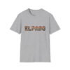 El Paso Texas Pixel Art Shirt - Retro 8-Bit Desert Sunset Design | Unisex Softstyle T-Shirt