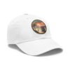 Zuma Beach California Hat - Retro Sunset Leather Patch Cap, Pixel Art Coastal Dad Hat, Malibu Surf Style Beachwear