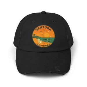Ventura California Trucker Hat | Retro Beach Sunset Patch Cap, Coastal Style, Summer Travel Gift, Ocean Vibes Hat