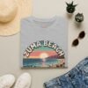 Zuma Beach Pixel Art T-Shirt - Retro Sunset Surf Tee, 8-Bit California Vibes, Vintage Beach Shirt, Cool Summer Coastal Style