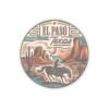 Texas City Stickers, El Paso Country Flair, Travel Sticker, Laptop Decal, Vinyl Decal, Southwestern Decor, Western Style Decoration
