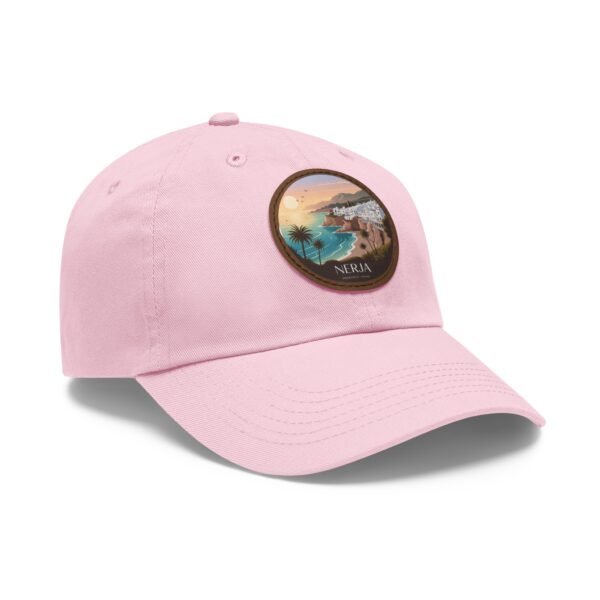 9574647049182885834_2048.jpeg Nerja Andalucía Hat - Sunset Coastal Design with Leather Patch | Spanish Beach Cap for Travelers, Surfers & Dreamers