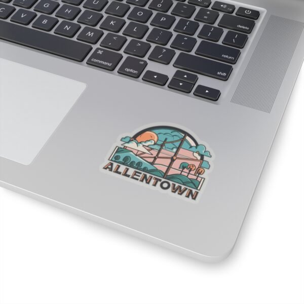 Allentown, Pennsylvania | Alternative city sunset - Kiss-Cut Stickers