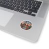 Desert Sunset Splendor Kiss-Cut Stickers, El Paso, Texas Decor, Cactus Sticker, Southwestern Gift, Scrapbooking Supplies, Laptop Decal