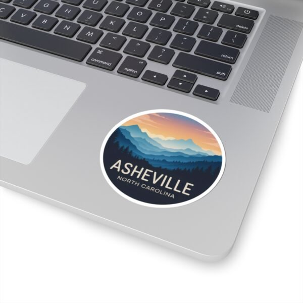 Asheville North Carolina: Blue Ridge Mountains Sticker