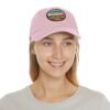 Alamosa Colorado Hat - Retro Sunset Leather Patch Cap, Great Sand Dunes Mountains Travel Souvenir Dad Hat, Outdoor Adventure