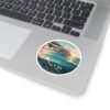 Nerja Spain Sticker - Retro Coastal Design of Andalucía | Mediterranean Travel Vinyl Decal for Laptop, Journal & Water Bottle