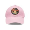 Tampa Florida Hat - PU Leather Patch Coastal Sunset Baseball Cap, Florida Travel Souvenir,