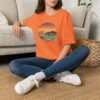 Embrace the Horizon: Pixel Art Ventura Pier Sunset - Unisex Softstyle T-Shirt