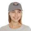 Carmel by the Sea Hat - Vibrant Sunset Leather Patch Cap, California Coastal Design, Retro Ocean View Travel Souvenir Gift