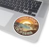 Zuma Beach Retro Sunset Sticker - California Vintage Surf Vibes Decal