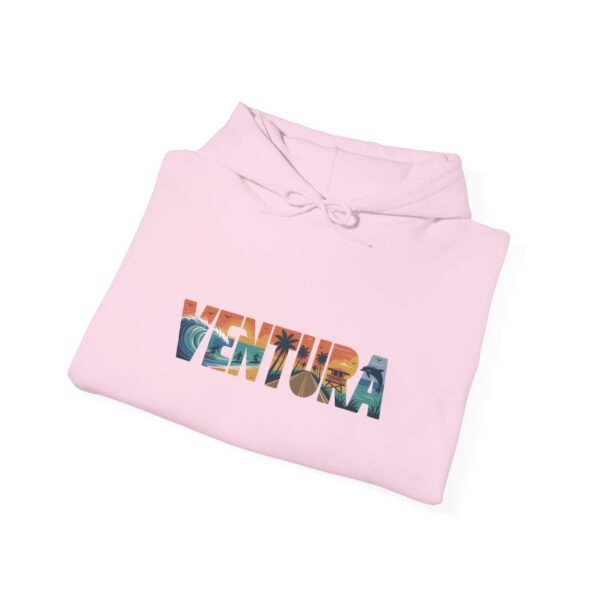 Ventura California Hoodie - Coastal Vibes Sweatshirt, Scenic Letter Print, Soft Unisex Gift for Beach Lovers & West Coast Fans