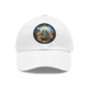 Capybara Poker Hat - PU Leather Patch Funny Animal Baseball Cap, Art Parody Gift
