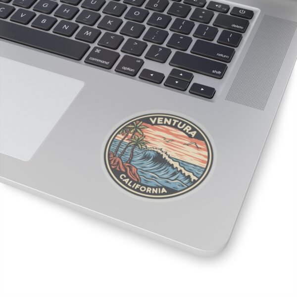 Stickers, Ventura California Waves Seagulls Peace, Laptop Decals, Water Bottle Stickers, Scrapbooking, Car Stickers, Vinyl Decals